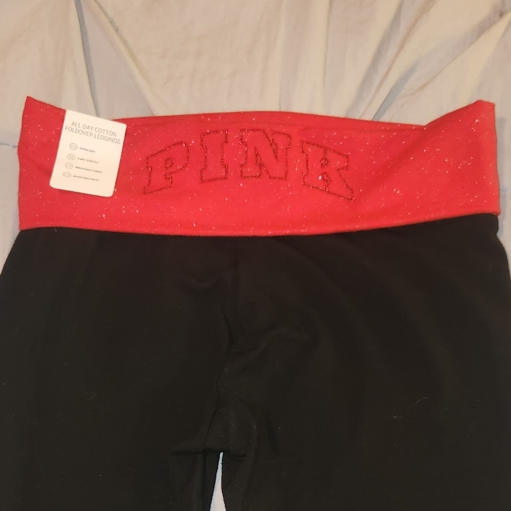 PINK Victoria's Secret Foldover Leggings